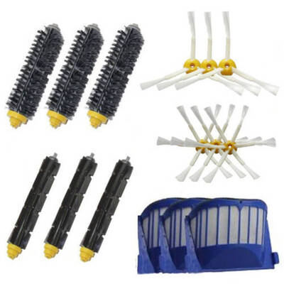 

15PCSSet Vacuum Cleaning Robot Cleaner Side Brush Filter for iRobot Roomba 600 Series Vacuum Cleaner Accessories