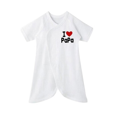 

Baby Romper I Love Mama I love Papa Romper Newborn Butterfly Romper Climbing Clothes