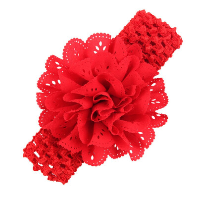 

Baby Headband Hair Accessories Girl Chiffon 3D Flower hairband Infant Hair Weave Band