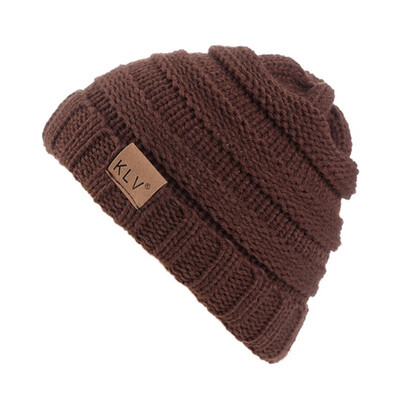 

Kids Outdoor Warm Hats New Autumn Winter Children Soft Knit Hat Trendy Boys Girls Casual Caps 2-8Y