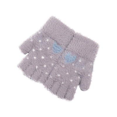 

Tailored Women Cute Winter Knitted Gloves Soft Multifunctional Warm Plush Mitten
