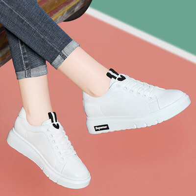 

Gucci Tianlun Ms Korean fashion simple&simple student belt with thick bottom low to help sports&leisure white shoes 9272 black 40