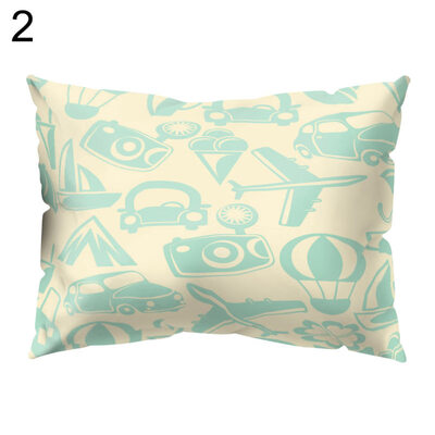 

Colorful Geometric Symbol Pillow Case Waist Throw Cushion Cover Bedroom Decor