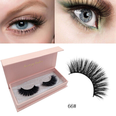 

Gobestart Natural False Eyelashes 3d Mink Lashes Volume Soft Lashes Long Extension B