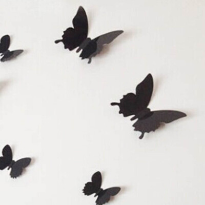 

Home Decor 3D Butterflies Wall Stickers Room Home Decors Art DIY Decorations Paper Wall Decorated