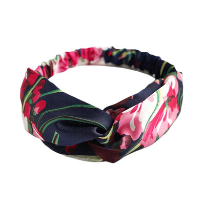 

Baby Headbands 2-12T Baby Elegant Toddler Girls Cross Design Floral Print Headband Headwear Apparel Prop Party Gift