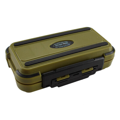 

Fishing Tackle Storage Containers 24 Compartments Waterproof Fishing Box Outdoor Double Side Carp Fly Fishing Accessories Gear