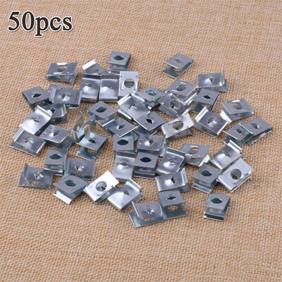 

50 Pcs Speed Fastener U Nuts Interior Trim Panel Self Tapping Screw Spire Clips