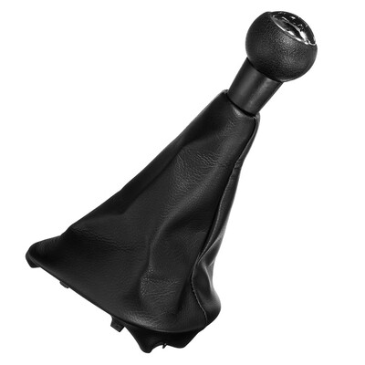 

5 Speed Gear Shift Stick Leather Gaitor Gaiter Knob Compatible for PEUGEOT 207 307 CC 308