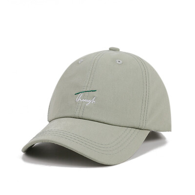 

Hat ladies fallwinter 2019 baseball cap lovers Joker fashion Cap letters embroidered outdoor sun hat men