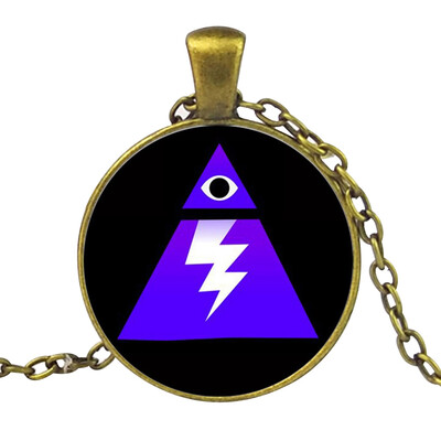 

FOR-TNITE Alloy Gemstone Necklace Pendant Fans Favorite Gamer Gifts for Boys Girls Adults