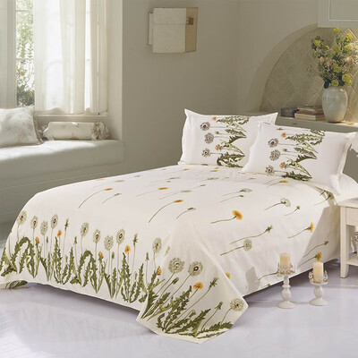 

1pc Fashion Flower Grid Stripe Sheet Fashion Dandelion Sheet 120230cm