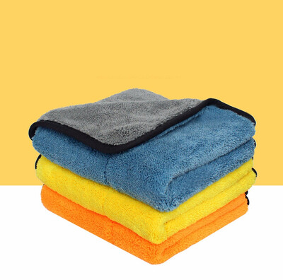 

Auto Care 1pc 800gsm 45cmx38cm Super Thick Plush Microfiber Car Cleaning Cloth Car Care Microfibre Wax Polishing Towel