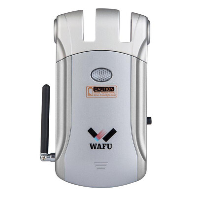 

Romacci WAFU Wireless Remote Control Electronic Lock Invisible Keyless Entry Door Lock with 4 Remote Controllers