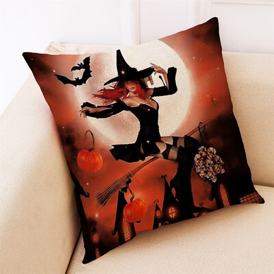 

〖Follure〗Home Decor Cushion Cover Happy Halloween Throw Pillowcase Pillow Covers