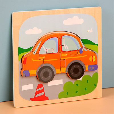 

Gobestart Childrens Puzzle Grasp Board Puzzle Birthday Boy Girl Educational Toy