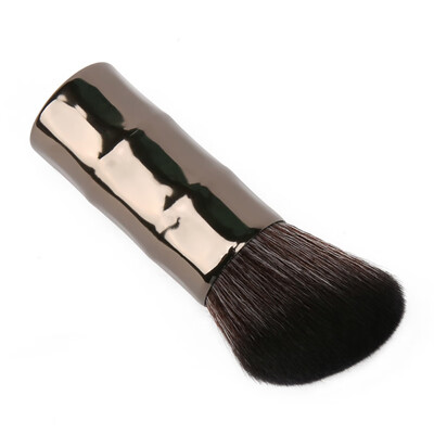 

Single pc Fashion Professional Makeup Cosmetic Face Powder Foundation Blush Metal Black Aluminum Tube Brushes For Makeup Beauty
