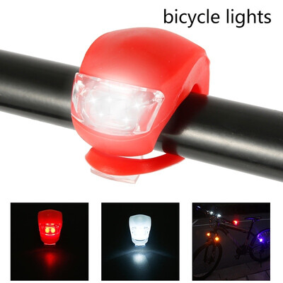 

New Bicycle Waterproof Silicone LED Warning Light Bicycle Light