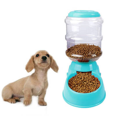 

35L Pet Gravity Automatic Self-dispenser Food FeederWaterer Replenish Drinking Fountains