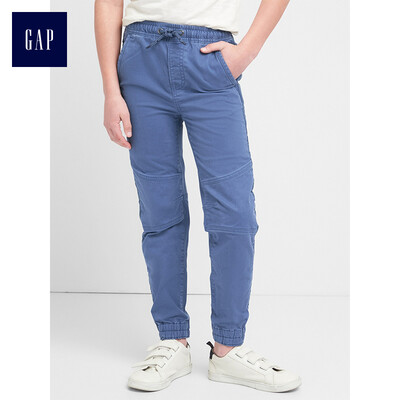 

GAP flagship store childrens clothing boy comfortable twill seam beam mouth sweatpants 283314 deep ink blue XS