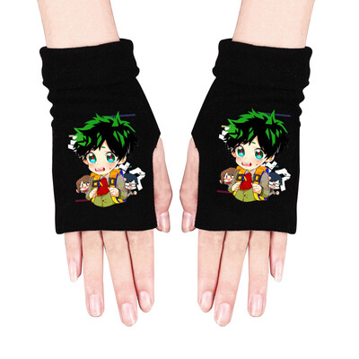 

Japanese Anime Cute Cartoon Knitted Gloves Attack On TitanNarutoMy Hero Academia Soft Warm Cosplay Gloves