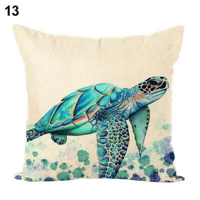

45x45cm Turtle Octopus Pillow Case Cushion Cover Home Cafe Sofa Bed Car Decor