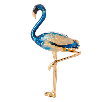 

Enamel Flamingo Bird Pug Dog Umbrella Brooches Animal Rhinestone Corsage Crystal Brooch Pins Banquet Scarf Buckle Accessories