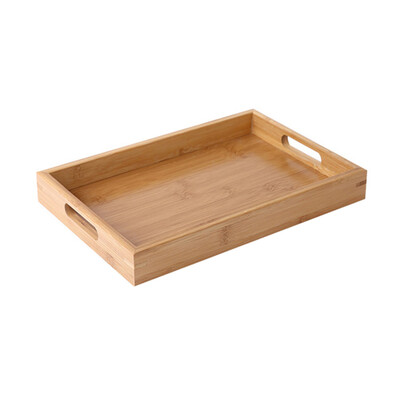 

Home Natural Wood Wooden Tray Plate Holder Bowl Fruit Food Service Dinnerware Tableware Placemat