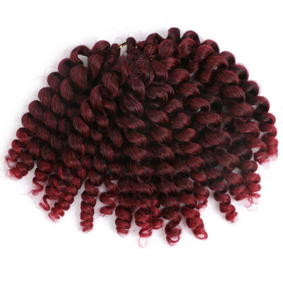 

Gobestart Fashion Pretty Woman Girl Gradient Color Twist Crochet Braids Extensions Wigs