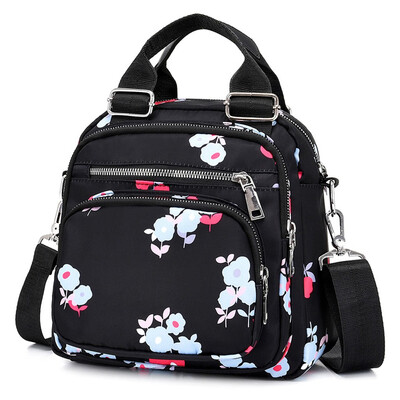 

Tailored Fashion Womens Zipper Multi-Function Large Capacity Nylon Backpack Travel Bag