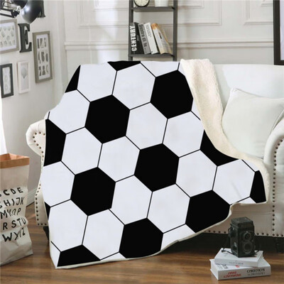 

Cartoon Stitch Printed Cartoon Blanket for Kids Gift 3D Ball Pattern Sherpa Fleece Blanket Super Soft Throw on Bed Sofa Boys