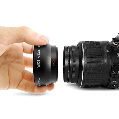 

HD 52MM 045x Wide Angle Lens with Macro Lens for Canon Nikon Sony Pentax 52MM DSLR Camera