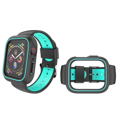 

〖Follure〗Silicone Band Strap Watch bandBelt Watch Case Cover for Apple iWatch 4 44mm