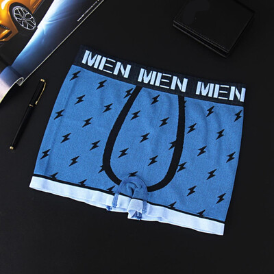 

Fashion Trend Lightning Pattern Printed Underwear Simple Comfortable Mens Boxer Briefs