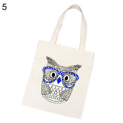 

Fashion Women Canvas Cartoon Animal Handbag Pouch Shoulder Bucket Bag Gift