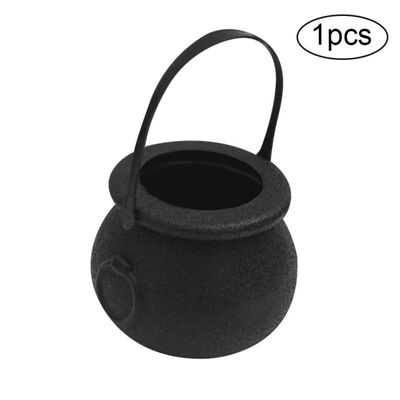 

1pcs Scary Halloween Candy Kettle box Witch Cauldron Halloween Party Hanging Props StPatricks Day birthday Halloween Decoratio