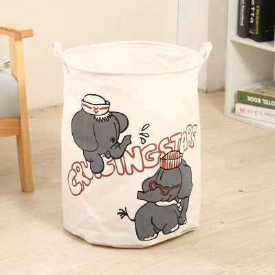 

Large Capacity Folding Laundry Hamper Bucket Dirty Clothes Storage Laundry Basket Cute Pattern Organizer