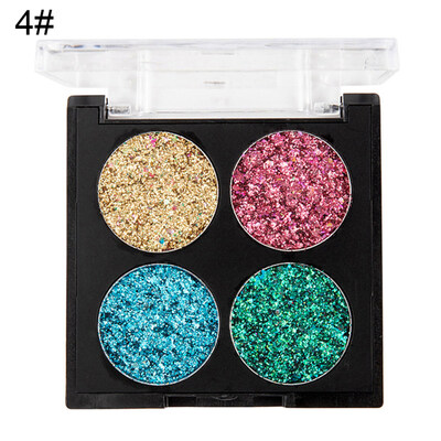 

HANDAIYAN Glitter Star Sequins Pearlescent Eyeshadow Palette Long Lasting Makeup