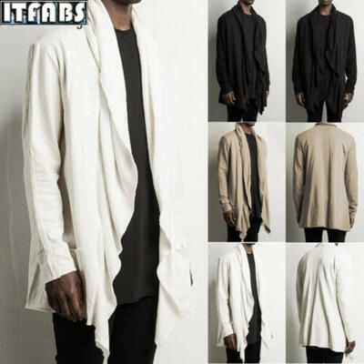 

Fashion Mens Trench Coat Warm Thicken Jacket Woolen Peacoat Long Overcoat Tops