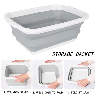 

Willstar Silicone Collapsible Laundry Basket Folding Cloth Washing Pop Up Storage Bin