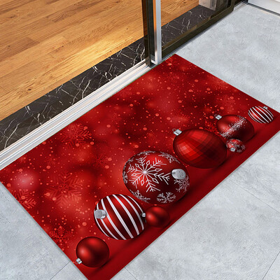 

Gobestart Merry Christmas Welcome Doormats Indoor Home Carpets Decor 40x60CM