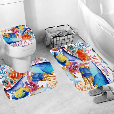 

〖Follure〗3pcs Non-Slip Bath Mat Bathroom Kitchen Carpet Doormats Decor