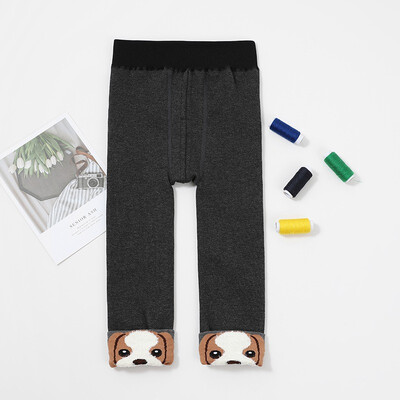 

Cute Dog Baby Toddler Kids Girls Cotton Warm Candy Colors Comfortable Leggings Autumn Winter Pantyhose