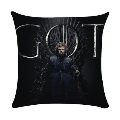 

18" Square Game of Thrones Cotton Linen Home Decorative Throw Pillow Case Cushion Cover 45cm45cm