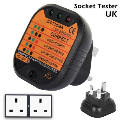 

Automatic Electric UK Plug 230V Socket Outlet Tester