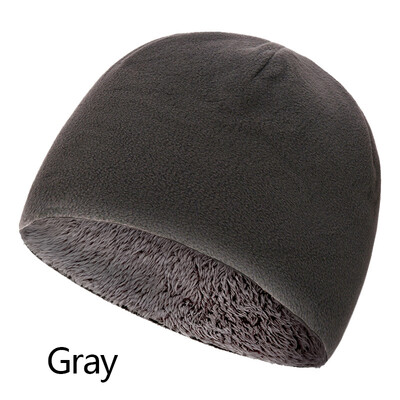 

1pc Unisex Fleece Beenie Windproof Warm Winter Hat Cap For Running Riding Sports