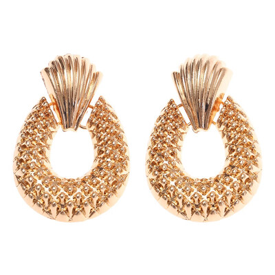 

Fashion Statement Metal Geometric For Women Boho Dangle Gold Earrings Modern Jewelry