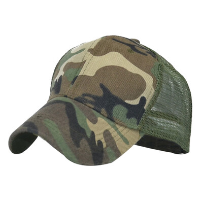 

Baseball Cap Summer Cotton Mesh Hat Headwear Outdoor Sports Wear with Adjustable Back Closure Breathable Comfortable