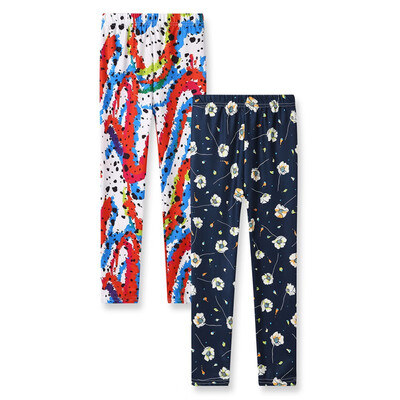 

New 2pcs Toddler Baby Girls Print Pattern Pants Leggings Children Cute Stretchy Trousers Bottoms