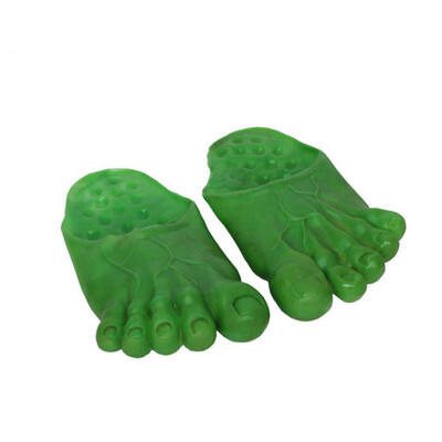 

Halloween Hulk Slippers Shoe Cover Bigfoot Tweezers April Fools Day Tricks Toy Ball Makeup Show for Children Kids Gift